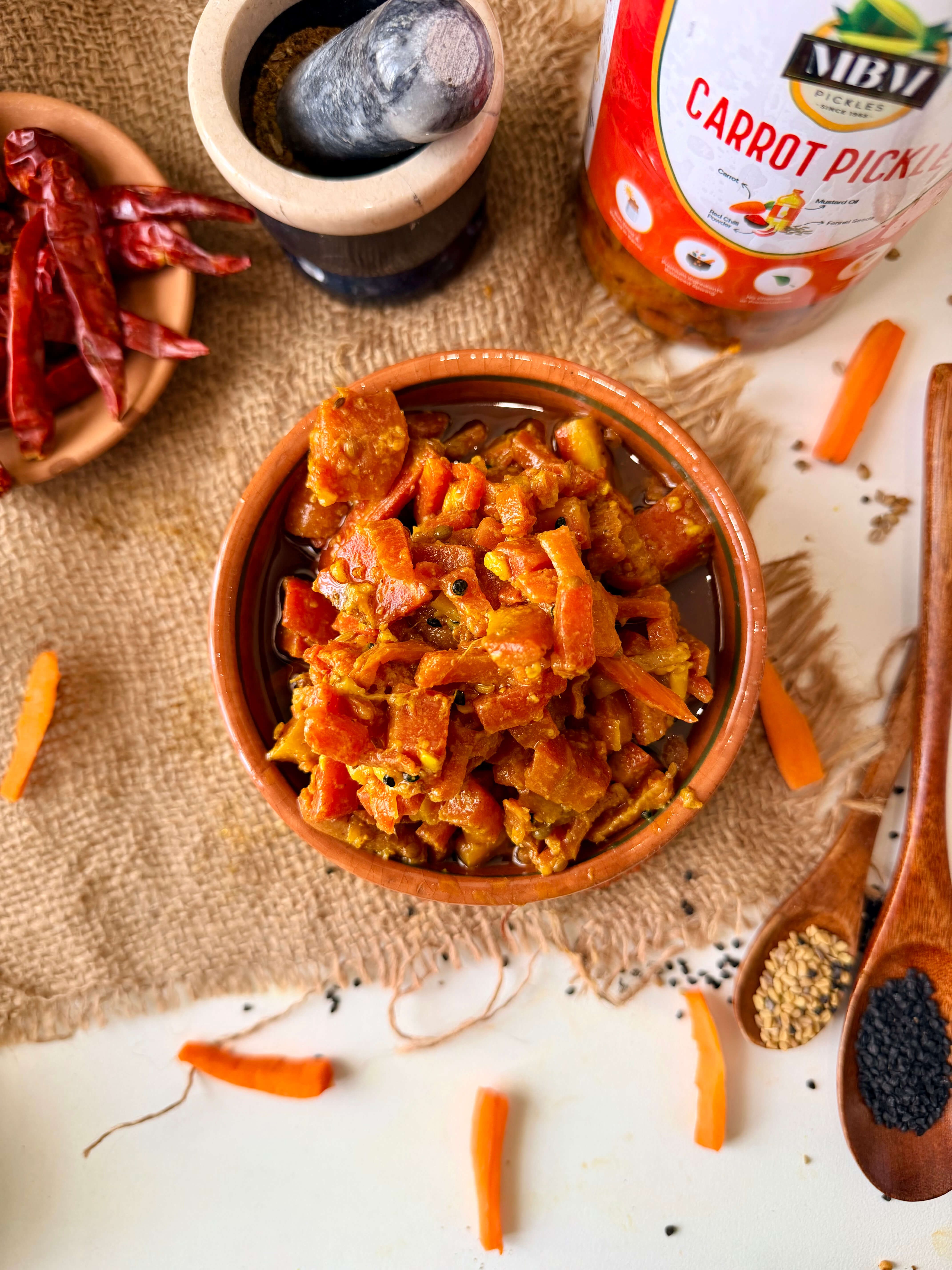Carrot Pickle       گاجر کا اچار
